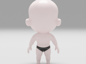 Baby base mesh 3D Model