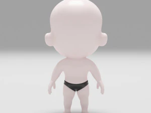 Baby base mesh 3D Model