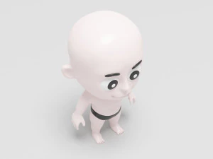 Baby base mesh 3D Model