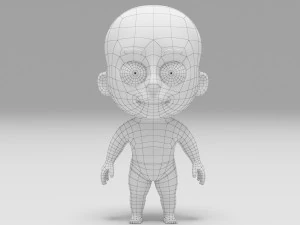 Baby base mesh 3D Model