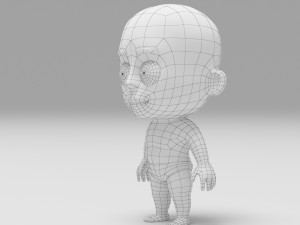 Baby base mesh 3D Model