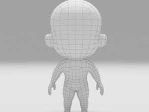 Baby base mesh 3D Model