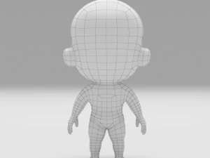 Baby base mesh 3D Model