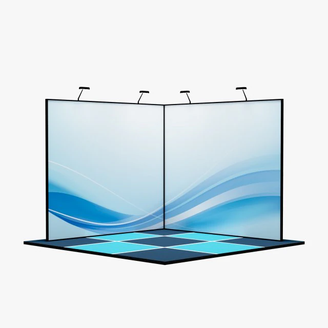 Exibi&ccedil;&atilde;o de estande Modelo 3D .c4d .max .obj .3ds .fbx .stl .blend 