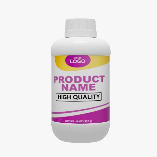 Bottle product 3D Модель .c4d .max .obj .3ds .fbx .stl .blend 