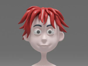Character boy cartoon 3D Model