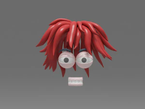 Character boy cartoon 3D Model