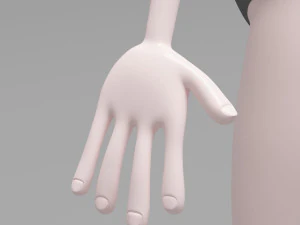 Character boy cartoon 3D Model