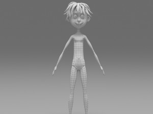 Character boy cartoon Modelo 3D