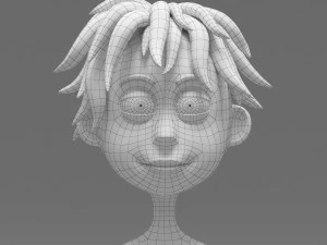 Character boy cartoon 3D Model