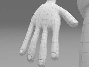 Character boy cartoon 3D Model