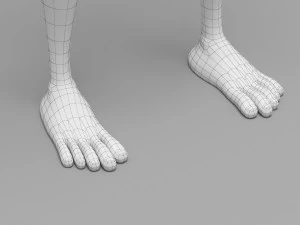 Character boy cartoon 3D Model