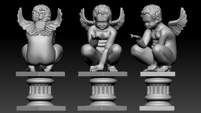 Angle Model Cetak 3D .c4d .max .obj .3ds .fbx .stl .blend 