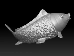 Carpa Modelo de impresión 3D