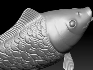 Carpa Modelo de impresión 3D