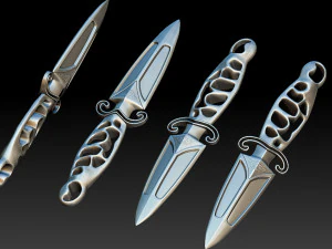 Knife 3D Print Model