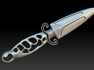 Knife 3D Print Model