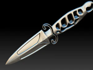 Knife 3D Print Model