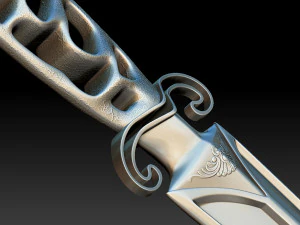 Knife 3D Print Model