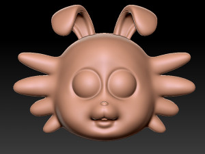 Rabbit Head Print 3D 3D Print Model