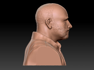 Head 3d print Model do druku 3D