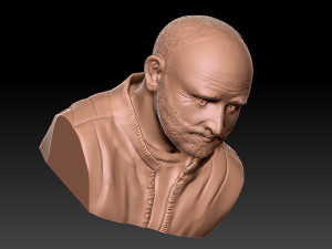 Head 3d print Model do druku 3D
