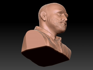 Head 3d print Model do druku 3D