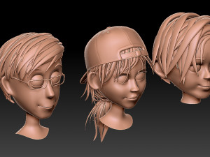 Head cartoon 3D Model