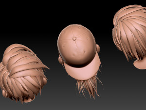 Head cartoon Model 3D