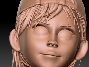Head cartoon Model 3D