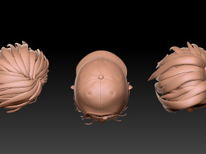 Head cartoon Model 3D