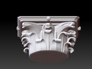 Column Head 3D Baskı Modeli