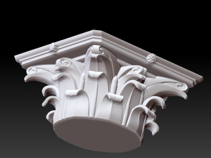 Column Head 3D Baskı Modeli