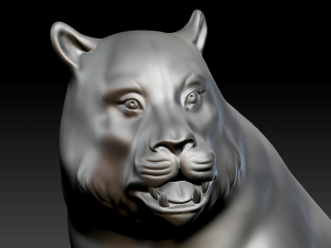 Tiger Statue Model do druku 3D