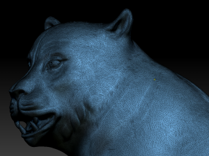 Tiger Statue Model do druku 3D