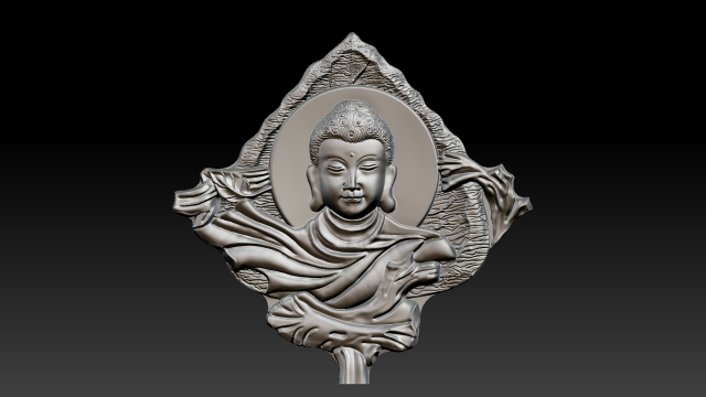 Buddha reliefs Modelo de Impressão 3D .c4d .max .obj .3ds .fbx .stl .blend 