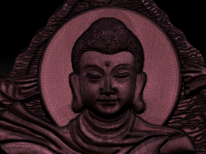 Buddha reliefs Modelo de Impressão 3D