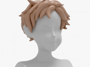 Hairstyles boy 3D Model