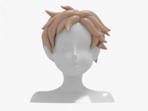 Hairstyles boy 3D Model