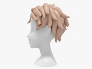 Hairstyles boy 3D Модель