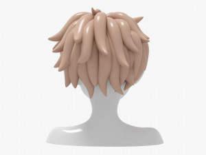Hairstyles boy 3D Модель