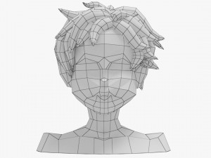 Hairstyles boy 3D Модель