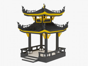 House low poly 3D 모델