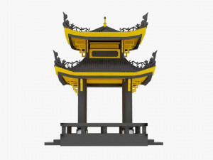House low poly 3D 모델