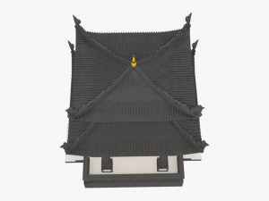 House low poly 3D 모델