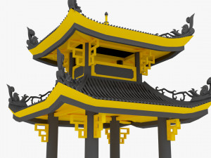House low poly 3D 모델