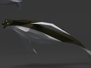 Low poly sea 3D Model