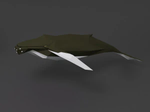 Low poly sea 3D Model