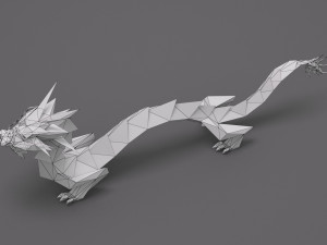 Dragon low poly 3D Model