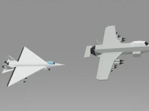 Esercito basso poli Modello 3D